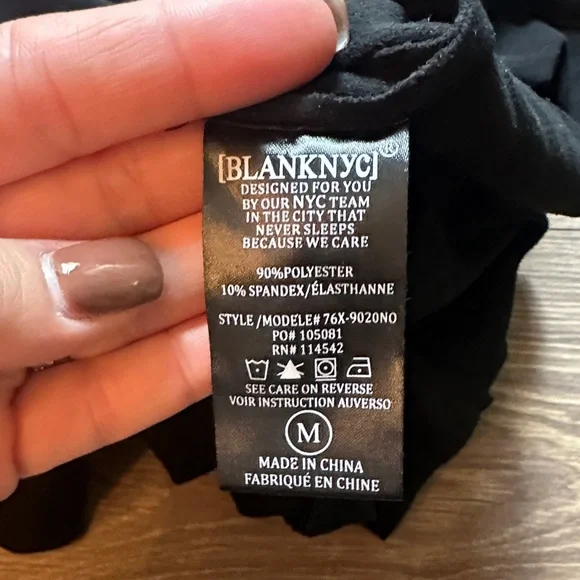 Blank NYC Black Asymmetrical Jacket - Picture 5 of 5